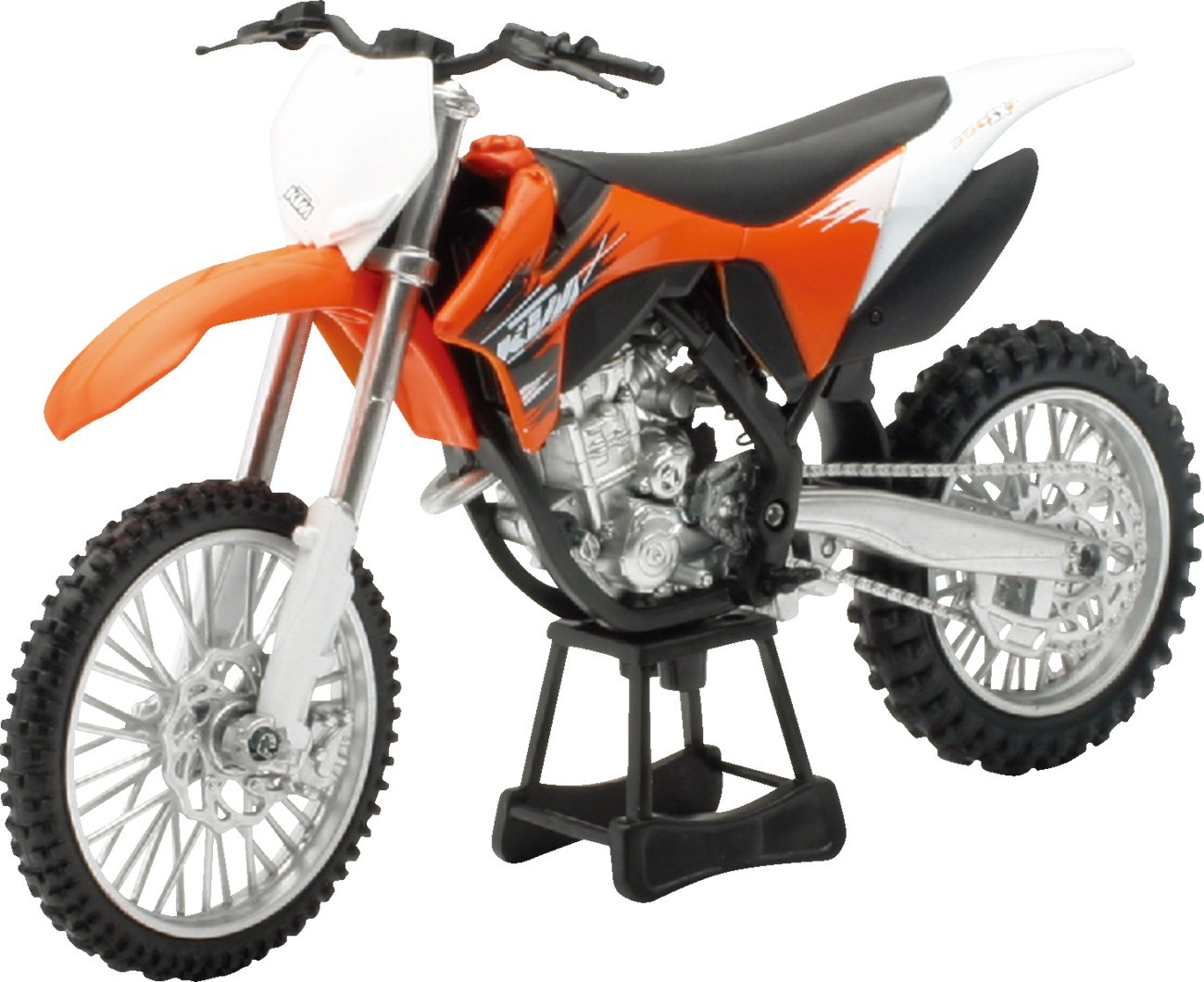 New Ray KTM 350 SX-F 1:12 Scale Dirt Bike Replica Orange 2011 New Ray Toys 44093