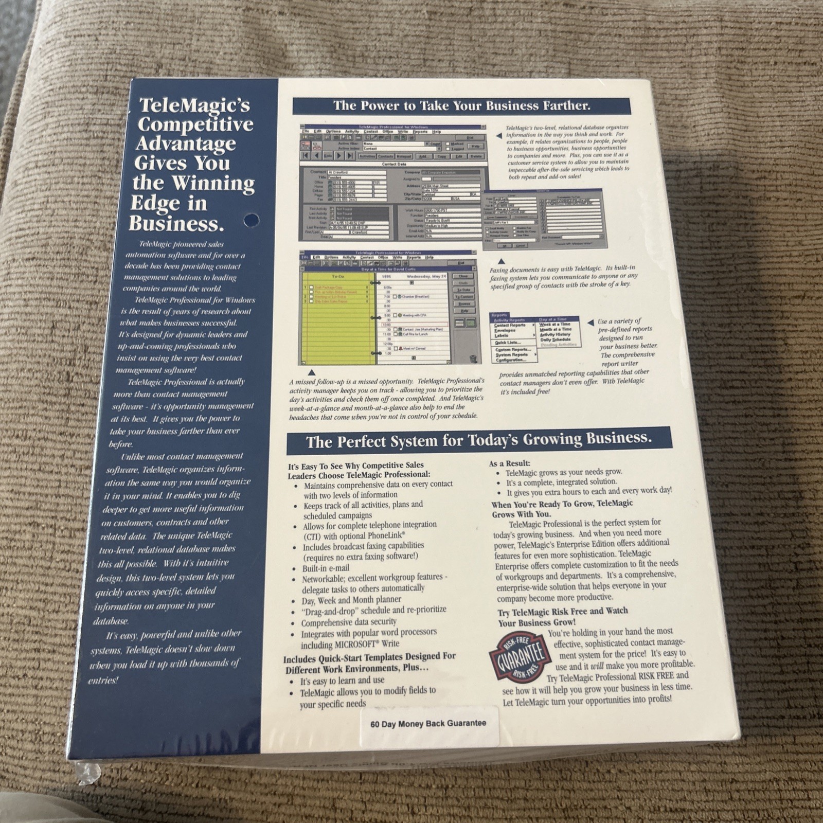 Brand New in Shrink Wrap TeleMagic Pro Software Windows Pro 1.0b Single User