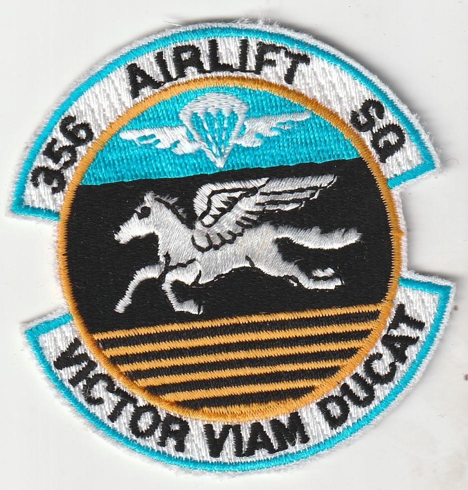 USAF air force 356th Airlift Sqn Wright-Patterson AFB Ohio patch