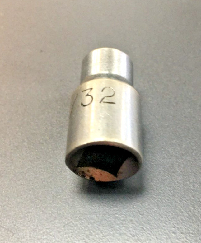 5/32" SOCKET, 6 POINT, 1/4" DRIVE, CHROME FINISH