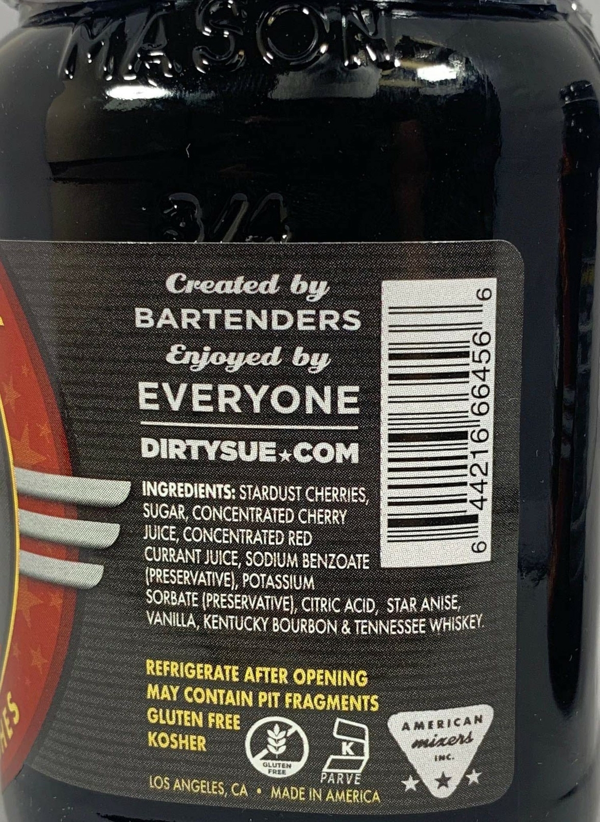 Dirty Sue Whiskey Cocktail Cherries (1 Pack)