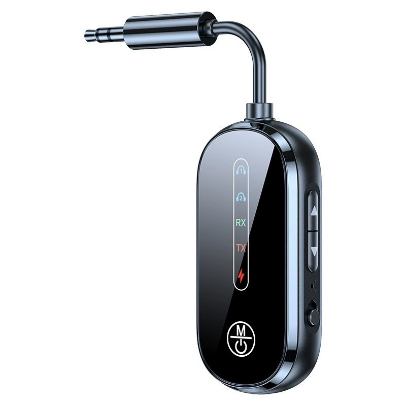 Wireless Bluetooth 5.4 2In1 Audio Transmitter Receiver 3.5mm Aux Adapter For Car