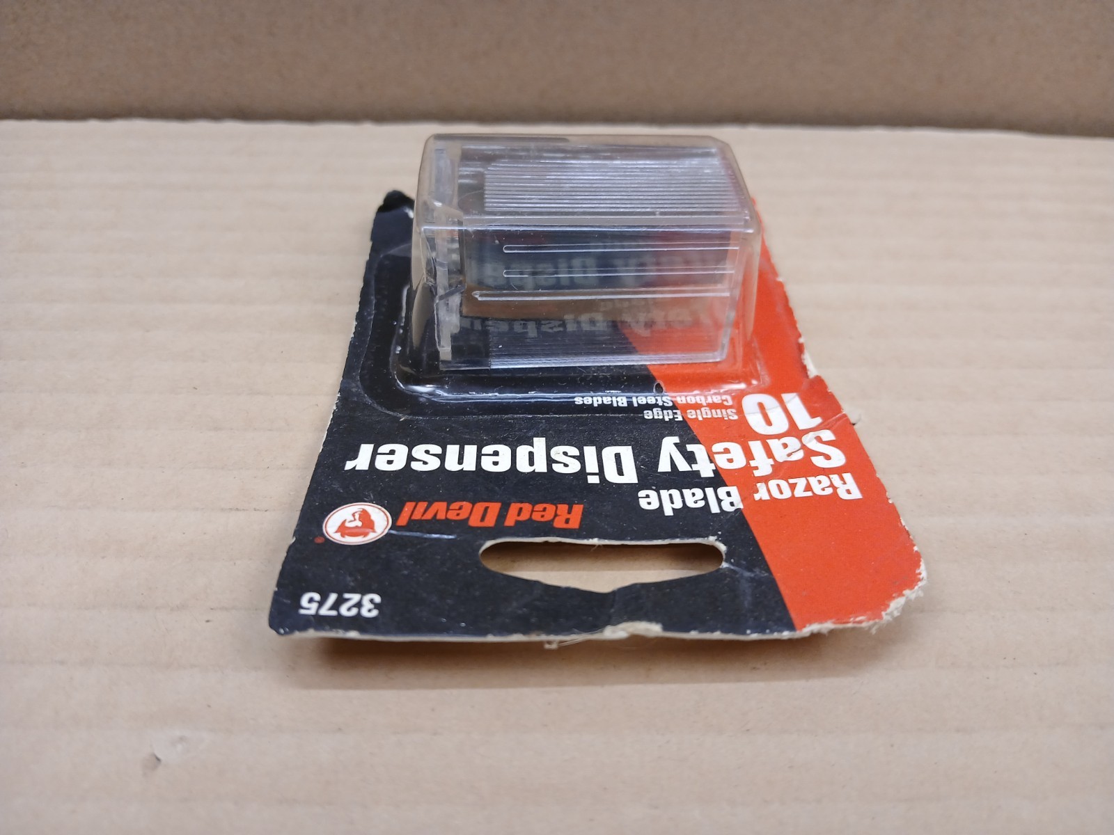Red Devil 3275 Razor Blade Dispenser 10 Single Edge Blades New Please Read