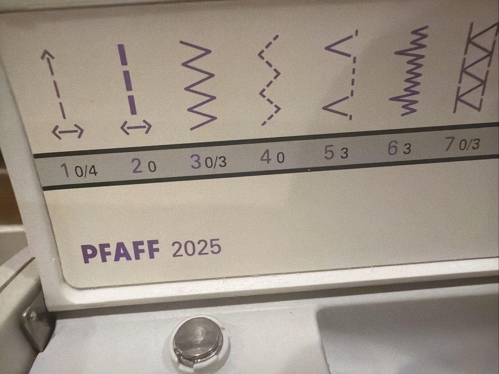 PFAFF Classic Style 2025 Sewing Machine Model Works