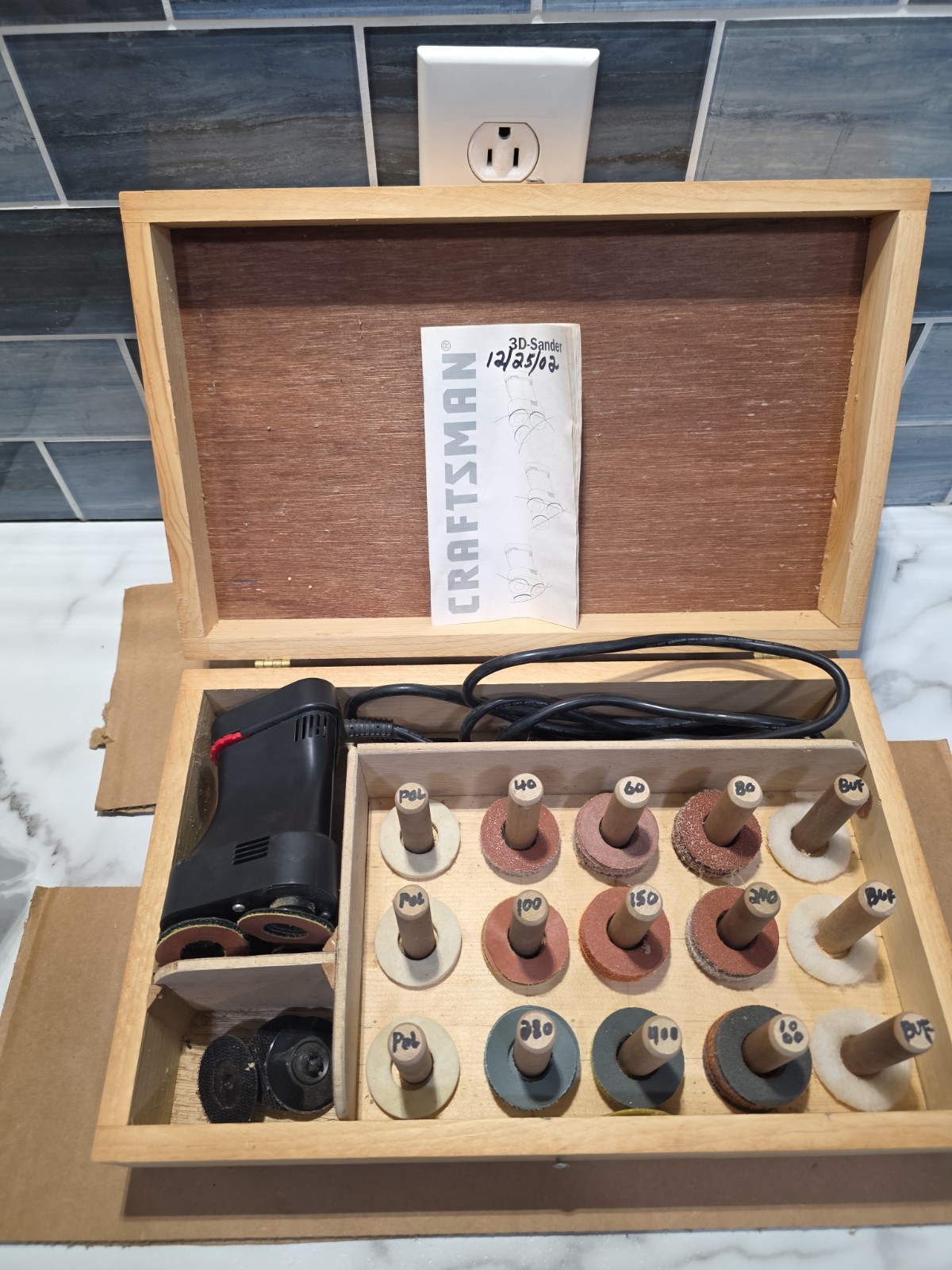 Craftsman 3-D Handheld Sander Variable Speed Tested-Works With Extras