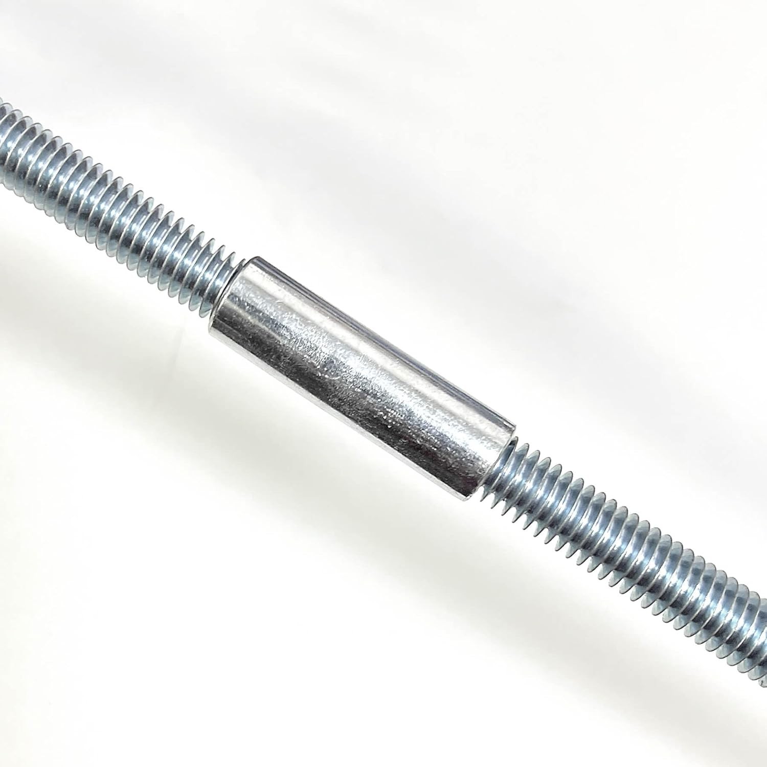 20 Packs 1/4"-20 Round Rod Coupling Nuts, UNC Threaded 1/4"-20, Silver