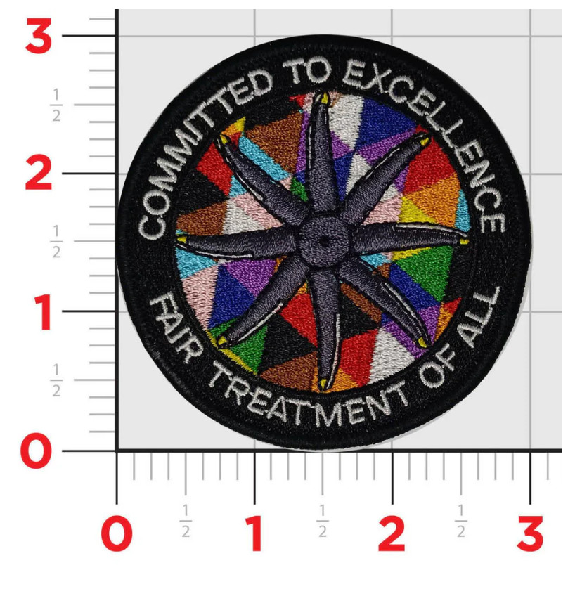 NAVY VAW-120 COMMITTED TO EXCELLENCE EMBROIDERED PATCH WITH HOOK & LOOP