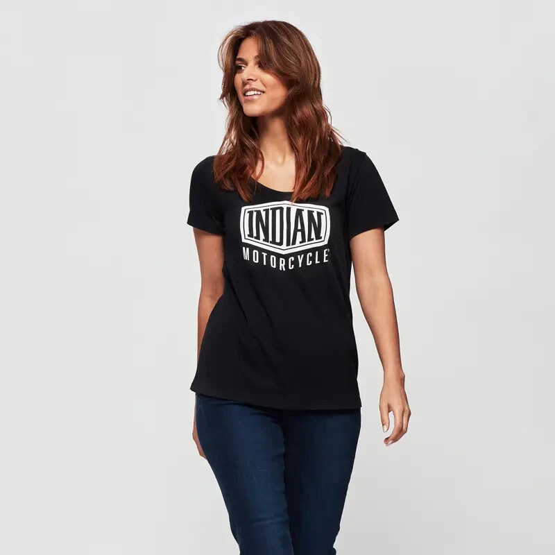 INDIAN MOTORCYCLE LADIES Shield T-Shirt SMALL 286165302