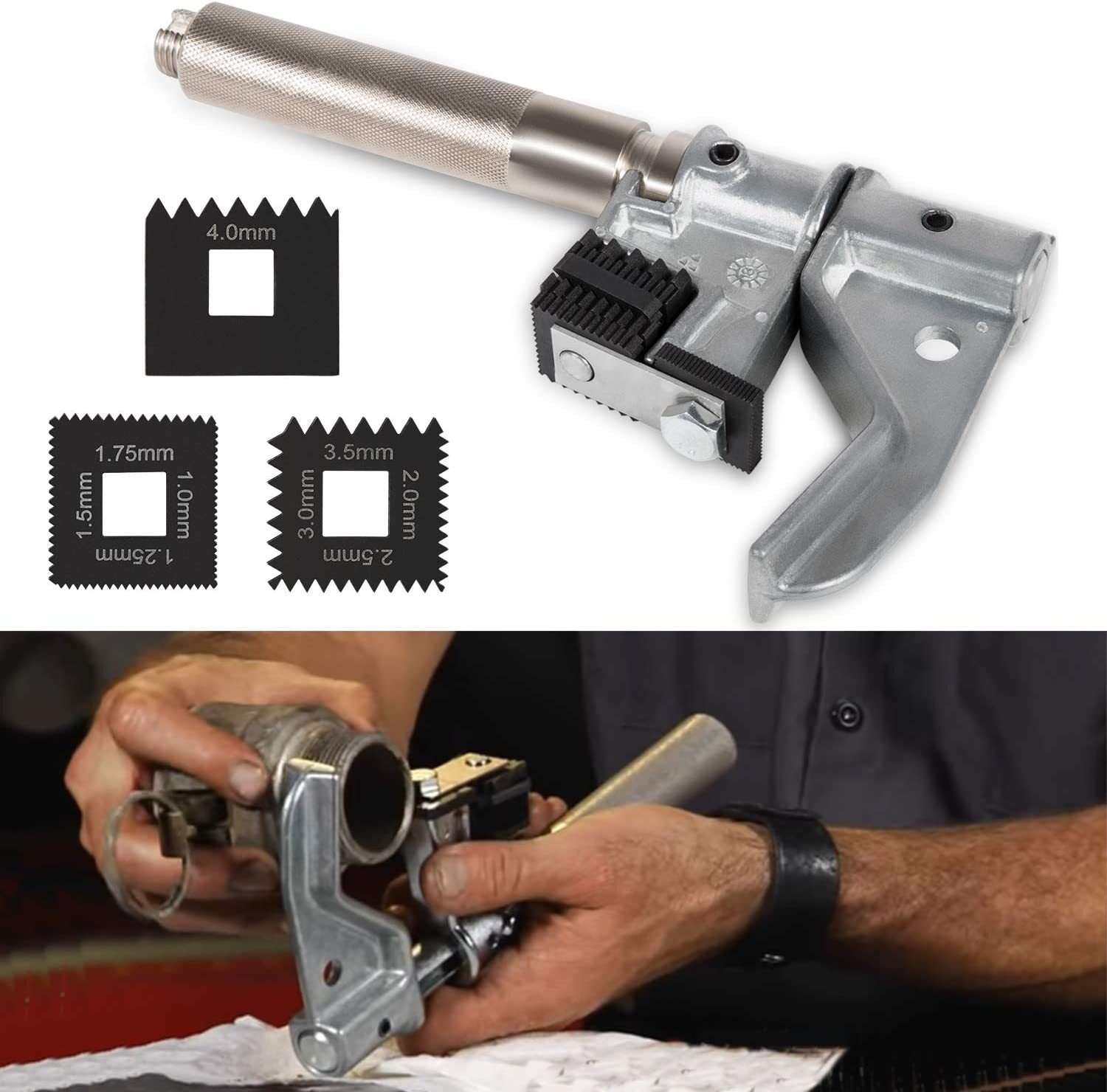 7402 Thread Chaser Tool Set & No.202817 Metric Die Set Restore Threads- 3pcs