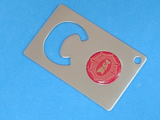 BSA LOGO CREDIT CARD BOTTLE OPENER #276