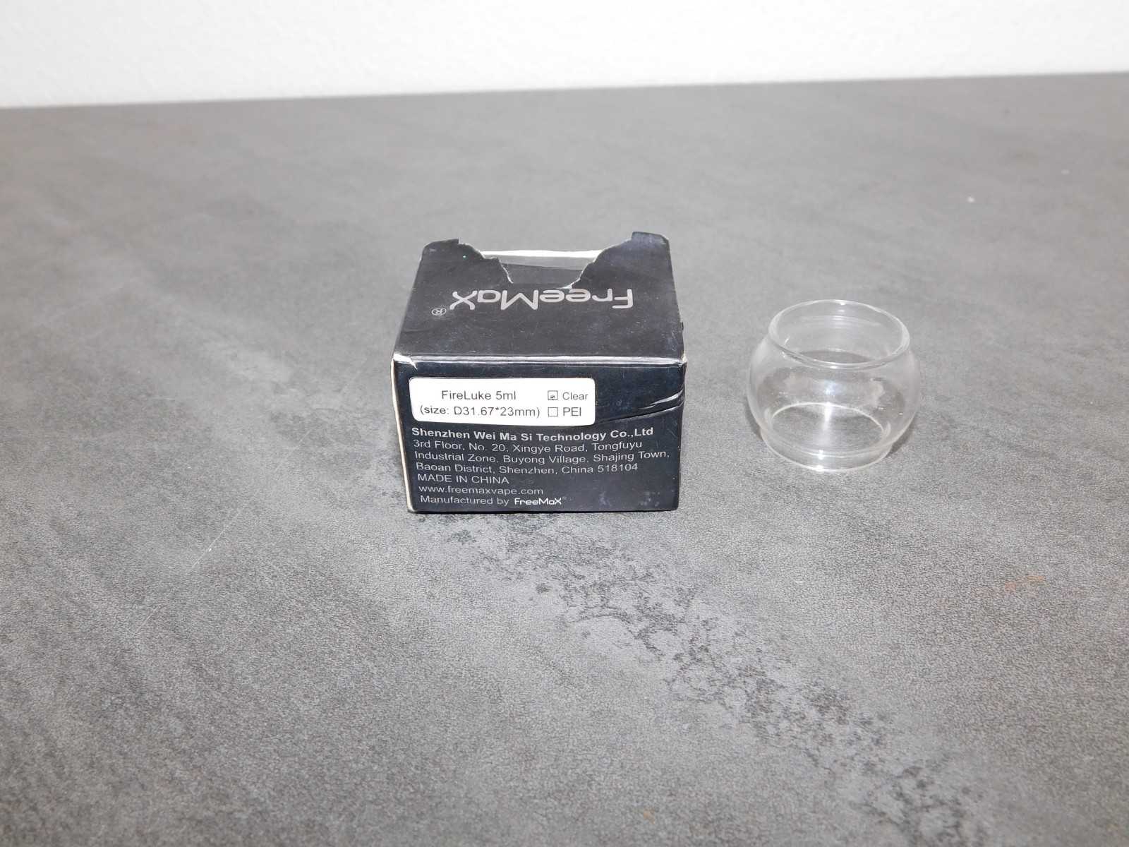 Freemax Fireluke 5ml replacement glass