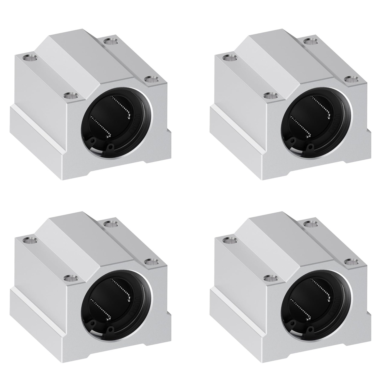 FOCMKEAS 4 Pcs SCS8UU Linear Ball Bearings,8mm ID×30mm Length Linear Ball Bea...
