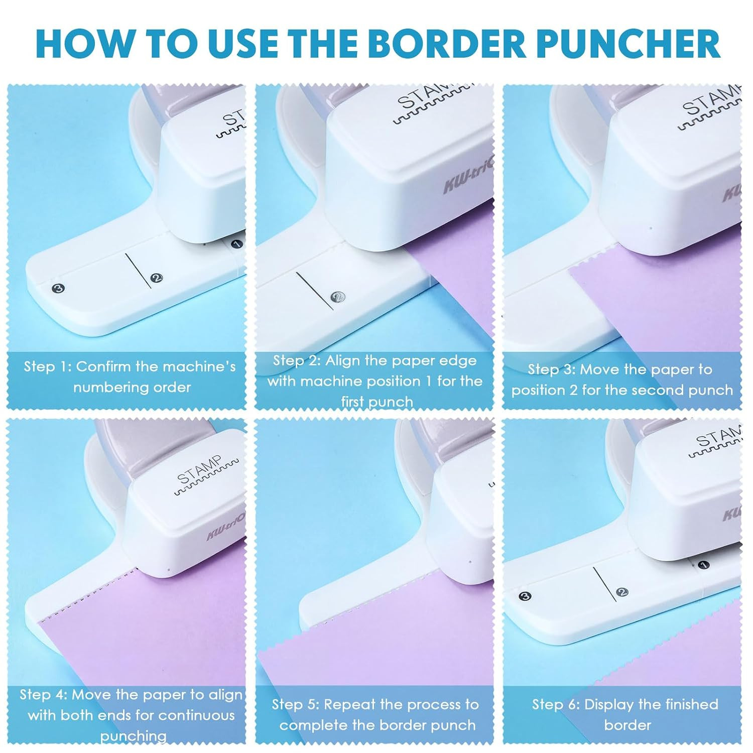 1 Pcs Postage Stamp Punch with Adjustable Perforated Edge, Versatile Stamp Shape