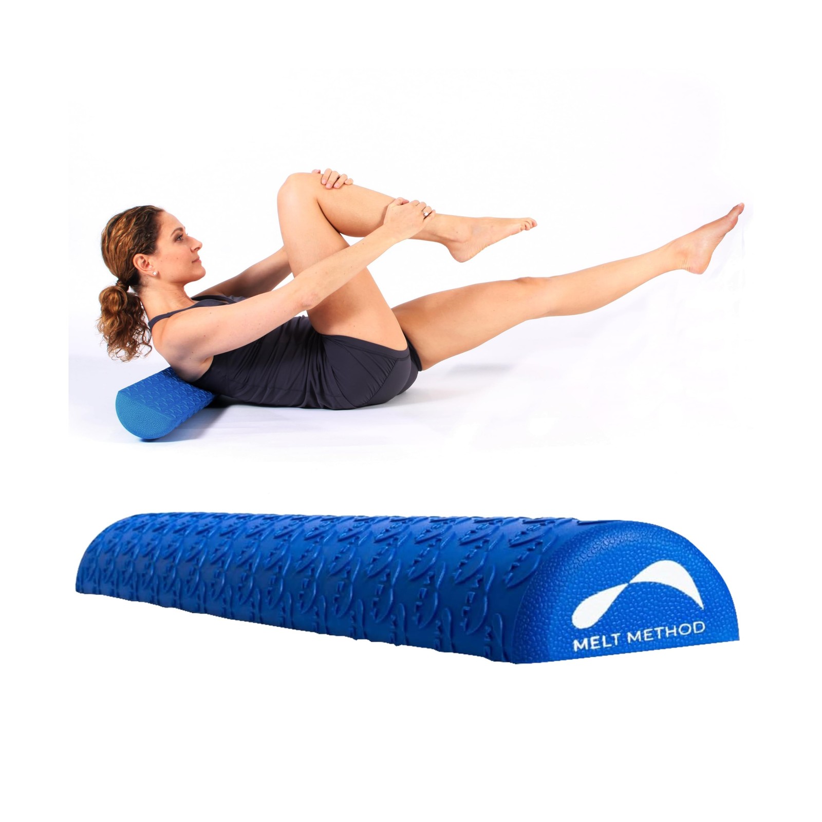 MELT Method 36 Inch Half Foam Roller for Back w/FasciaTherapy Techn... Fast Ship