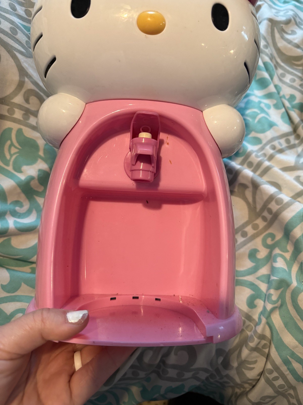 Hello Kitty Pink and White Water Dispenser Mini Drink Cooler Vintage 64oz