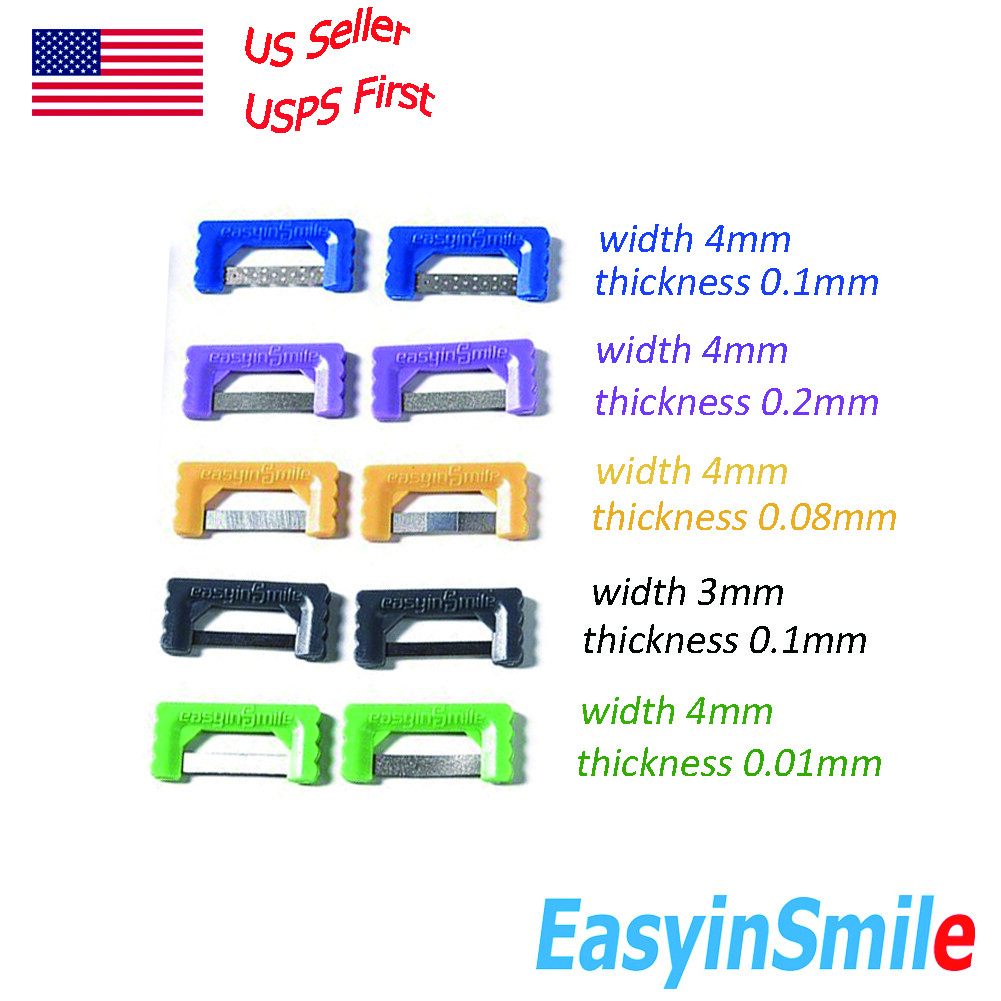 Dental Interproximal Strips 10pcs Easyinsmile Enamel Restorative Reduce IR Reuse