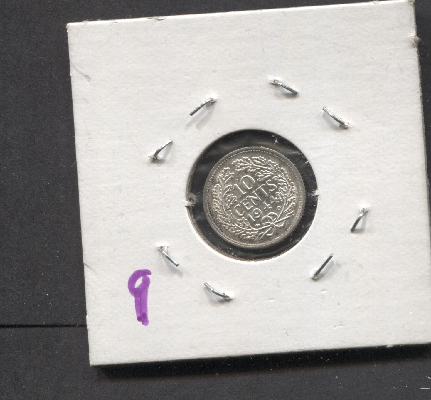 1944-Netherlands-10 Cent -BU