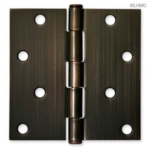 HN0009Z-VBR  4" Square Corner Hinge Venetian Bronze