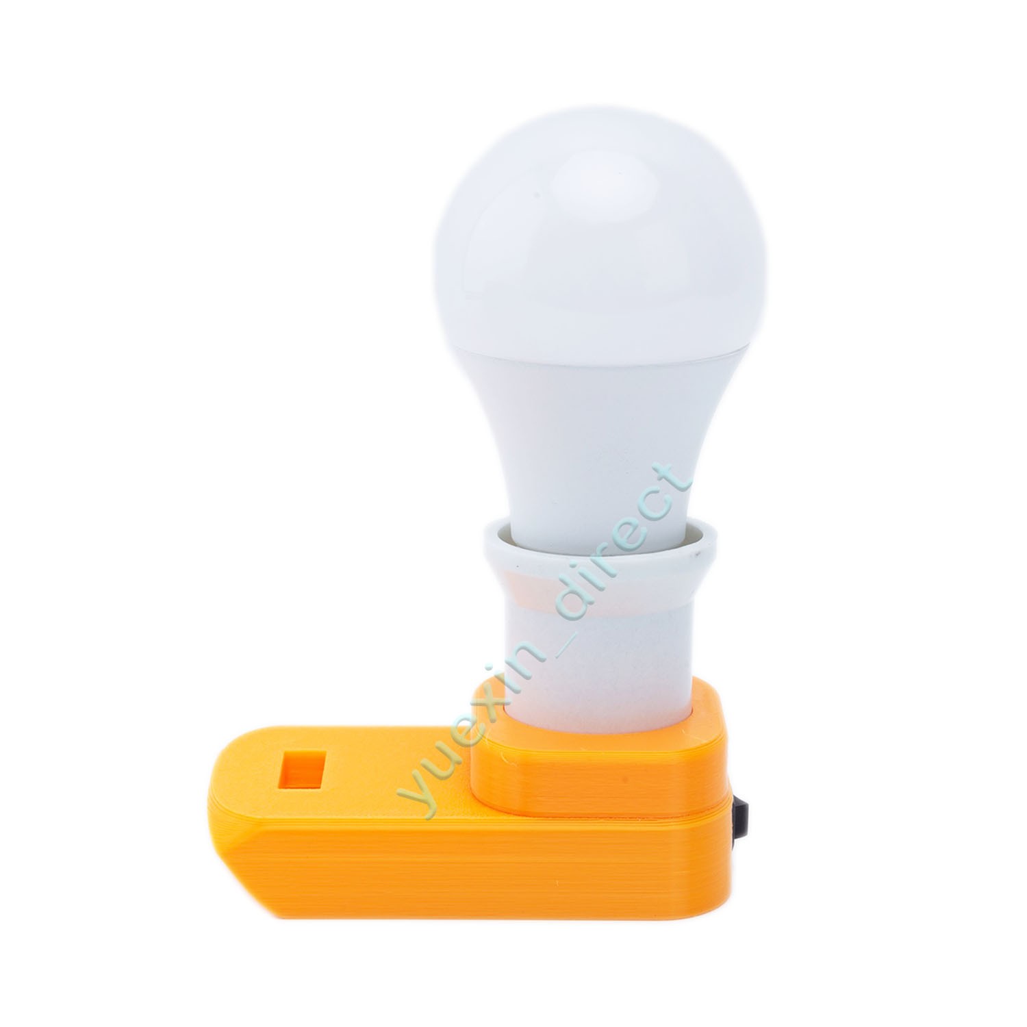 Portable LED Work Light For Dewalt 20V Lithium Battery E27 Bulb Lamp Cordless US