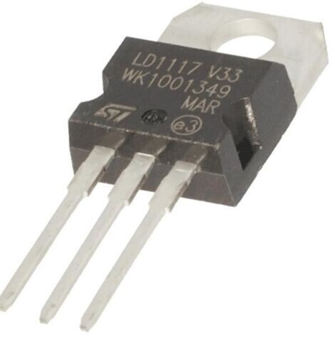 10 x LD1117 LD1117AV33 3.3V TO-220 Voltage Regulator 1.2A STMicroelectronics
