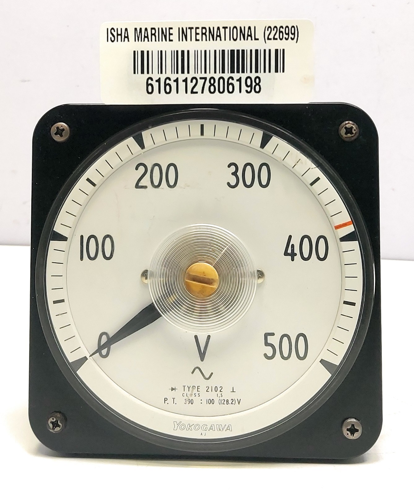 Yokogawa Electric Works Ltd. 04966U A.C Voltmeter Type 2I02