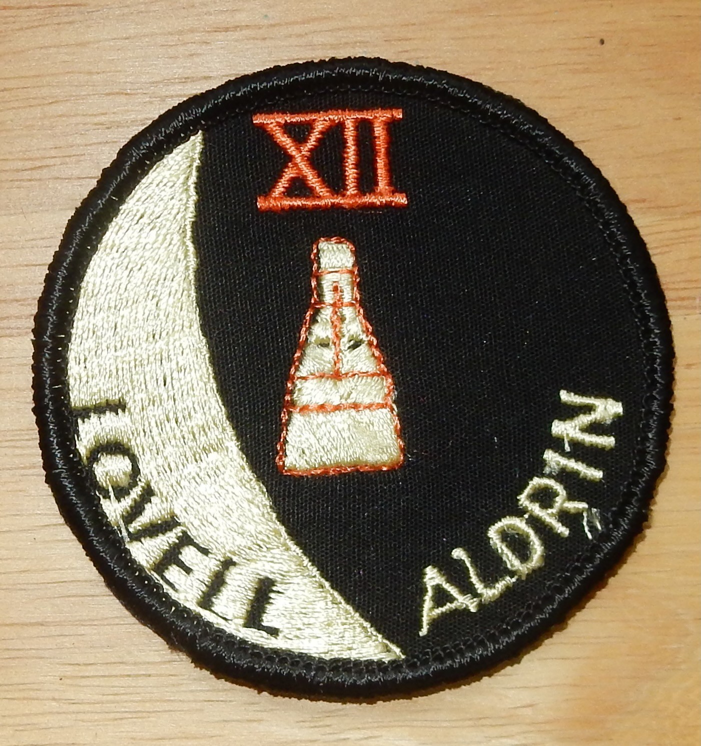Gemini 12,  NASA Aldrin & Lovell Iron-On Patch (1966)