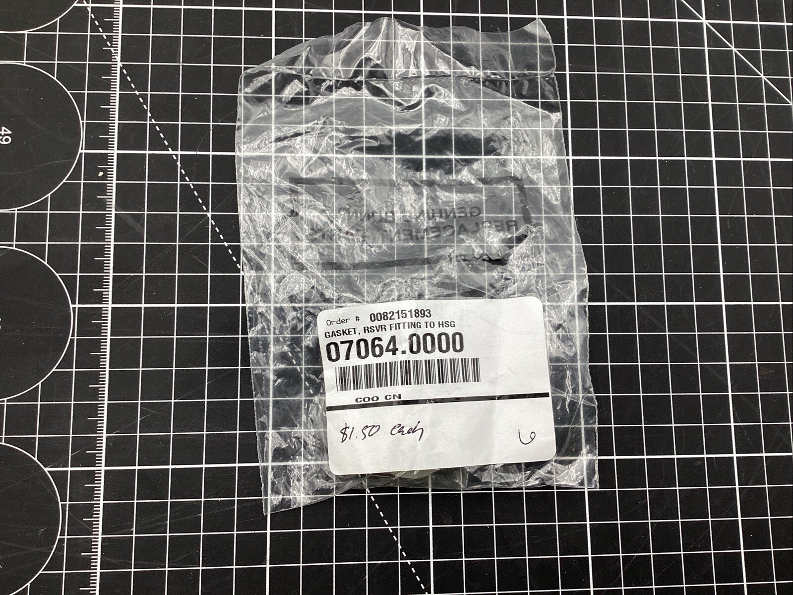 OEM Bunn Gasket, Rsvr Fitting Housing - 6 Pack - BU07064.0000 * Free Shipping *