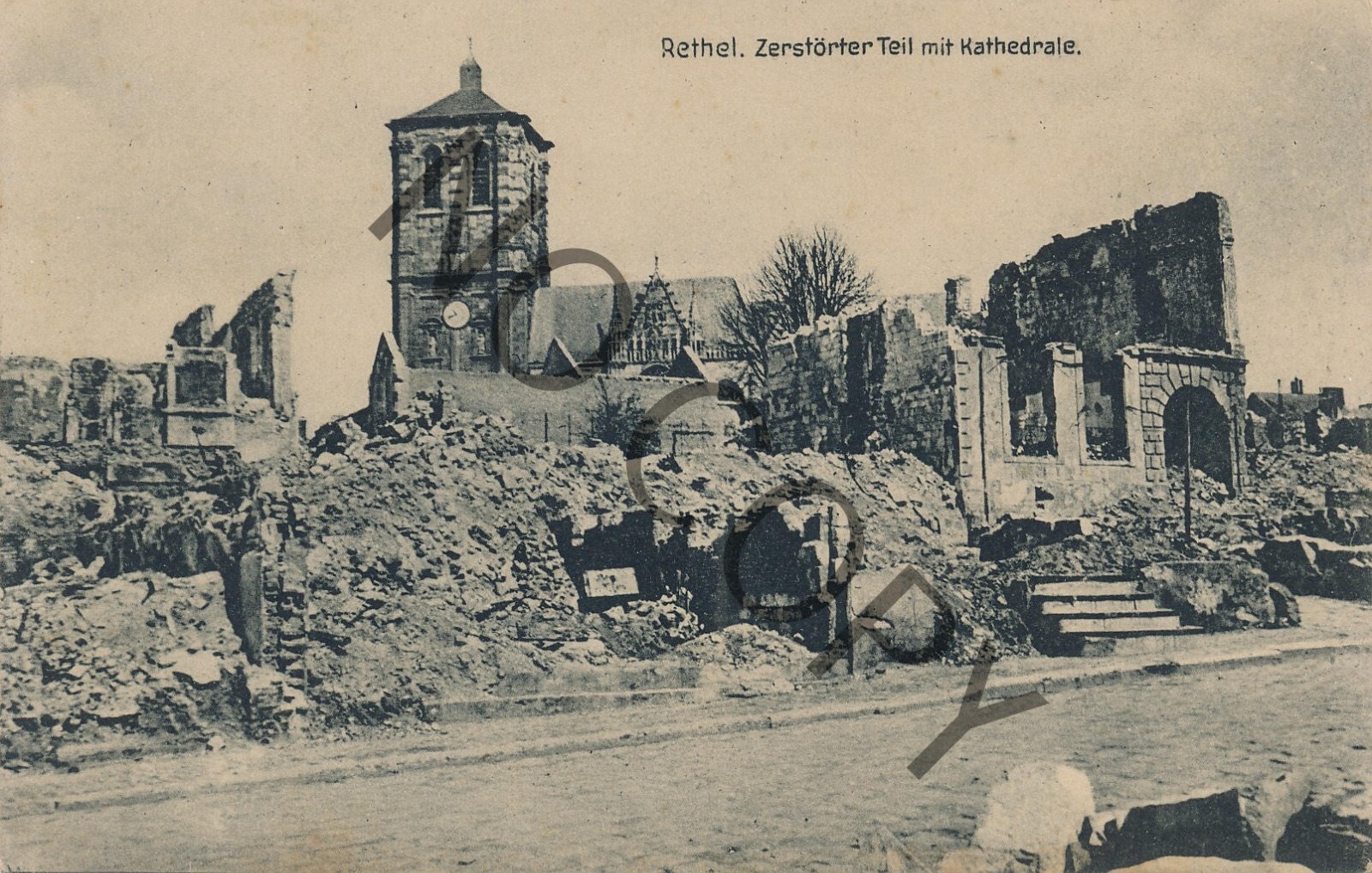 Photo PK France Ville Rethel Destructions X72