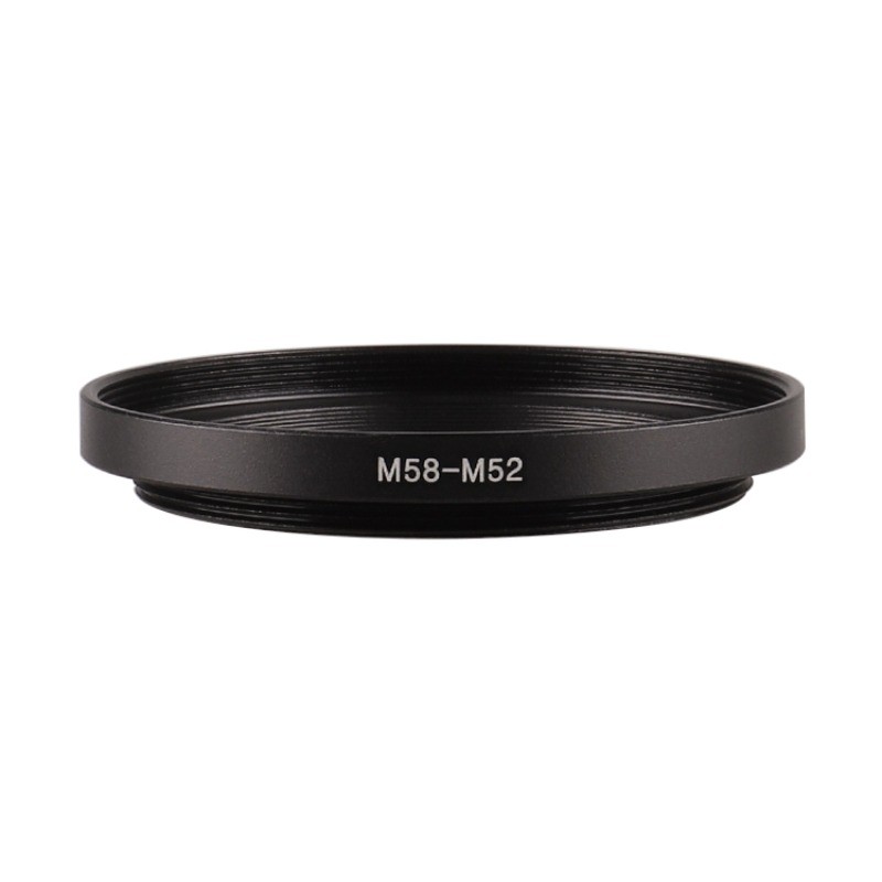 M58-M52 Adapter Ring M58 * 0.75 Female to M52 * 1 Male M58 to M52 Thread Flange