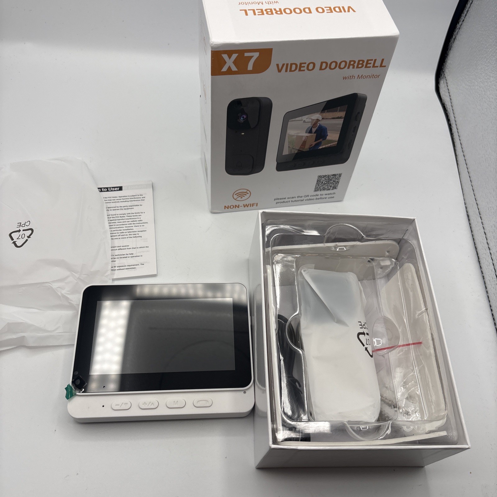 X7 Intelligent Visual Doorbell Wireless Intercom Hd Video Surveillance