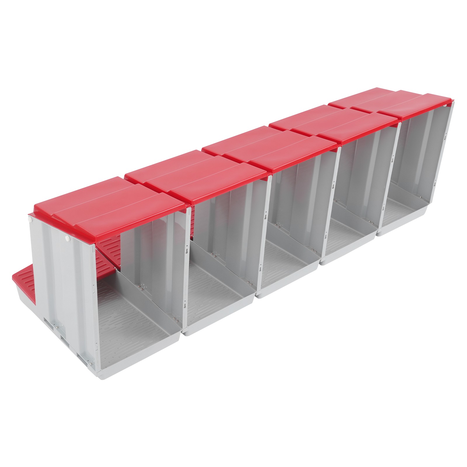 Chicken Nesting Box 10 Compartment Metal Easy Collection Cleaning W/Bracket Legs