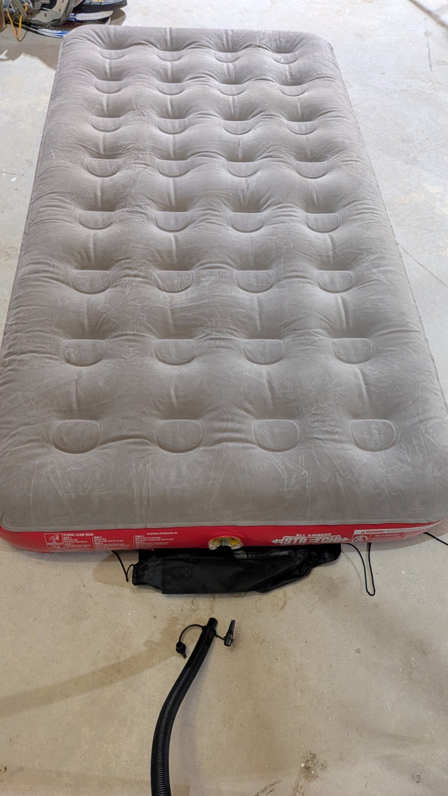 Coleman twin single high with wrap m roll storage