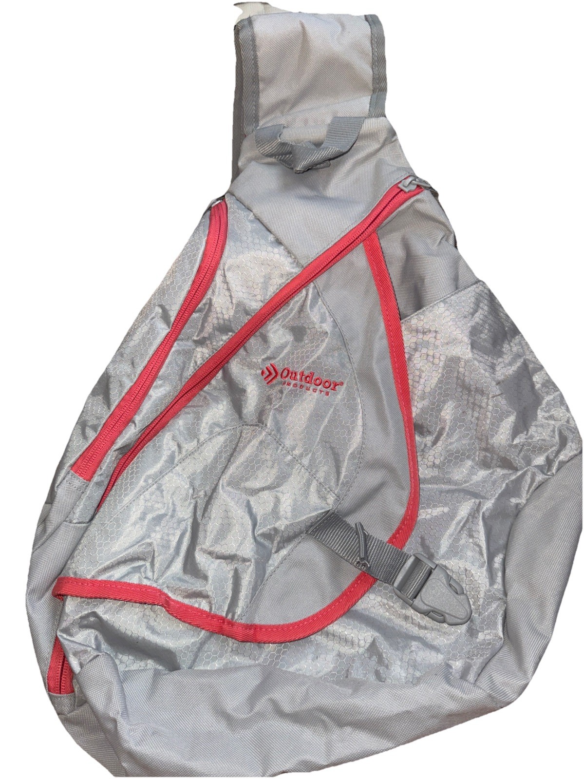 Outdoors Products Sling Backpack / Book Bag /School Bag. Water Safe, Zipper