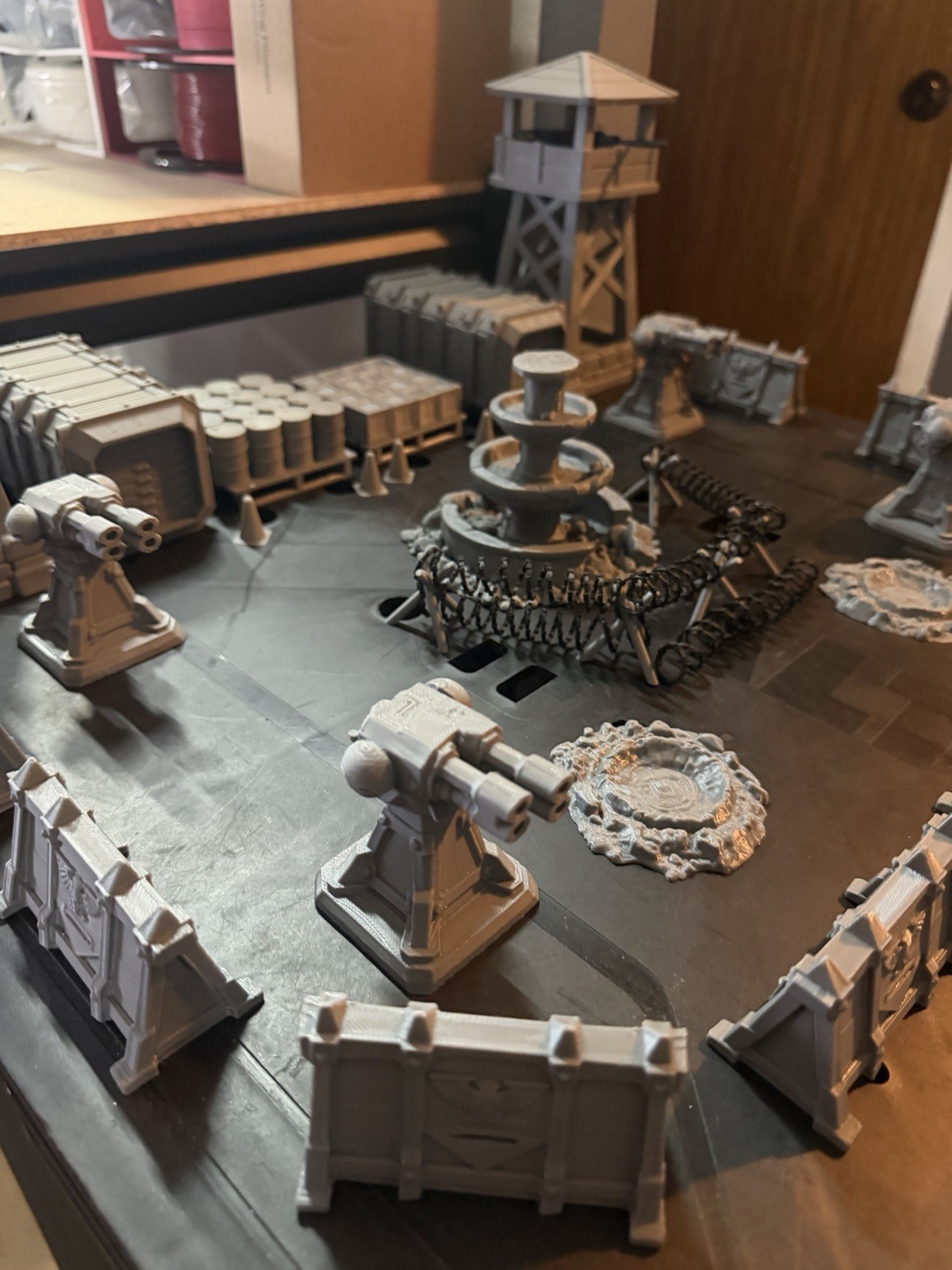 Warhammer DnD Compatible Destroyed Prison Gray Unpainted
