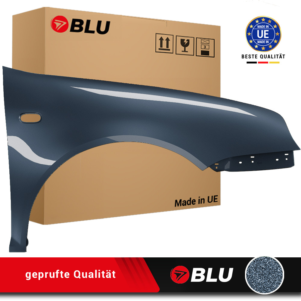 Fender for VW Golf IV 4 LC7V right gray 97-06 front painted new galvanized