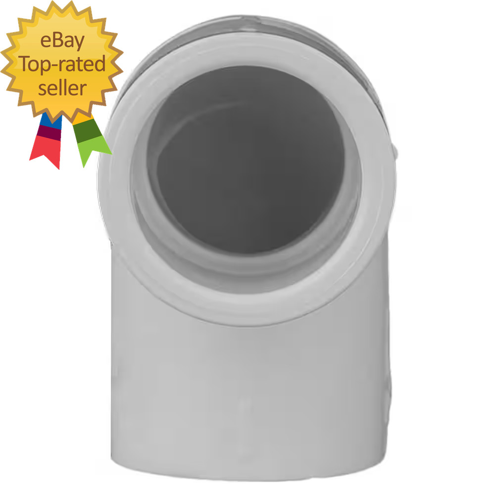 3/4 In. PVC Sch 40-Degree 90-Degree Elbow Fitting (10-Pack)