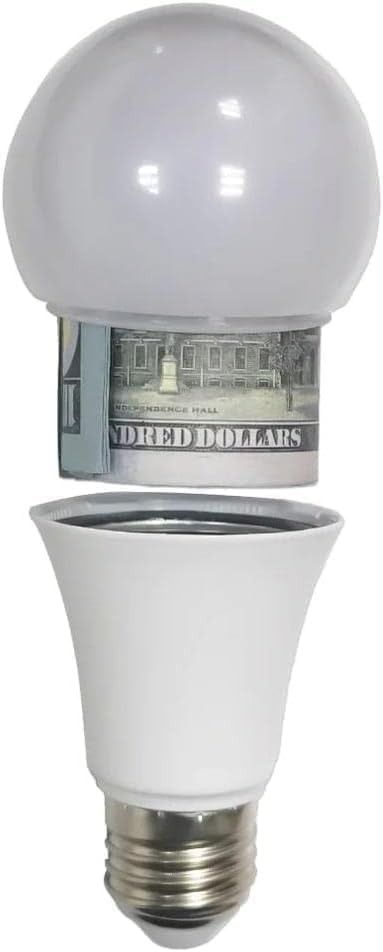 Sight Secret Light Bulb, Safe Bulb Compartment, Lightbulb White