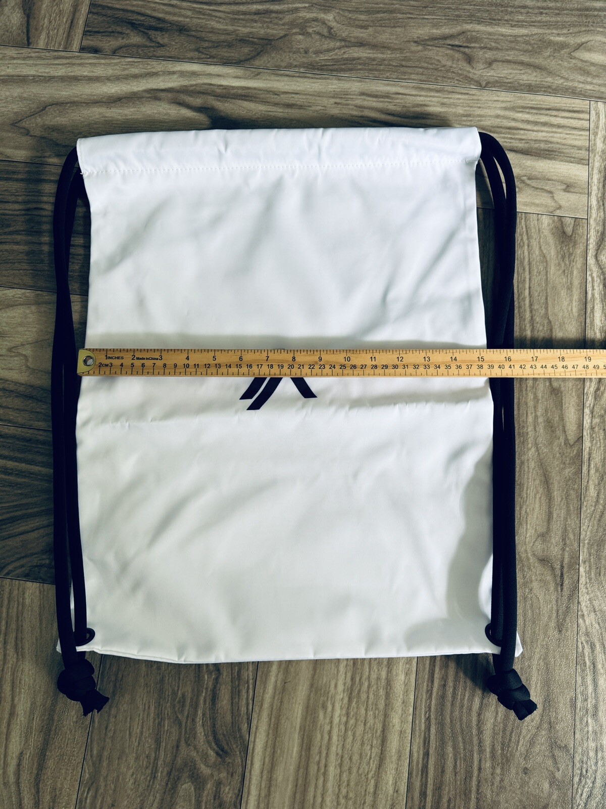Alphalete Athletics Drawstring New Classic String Backpack White
