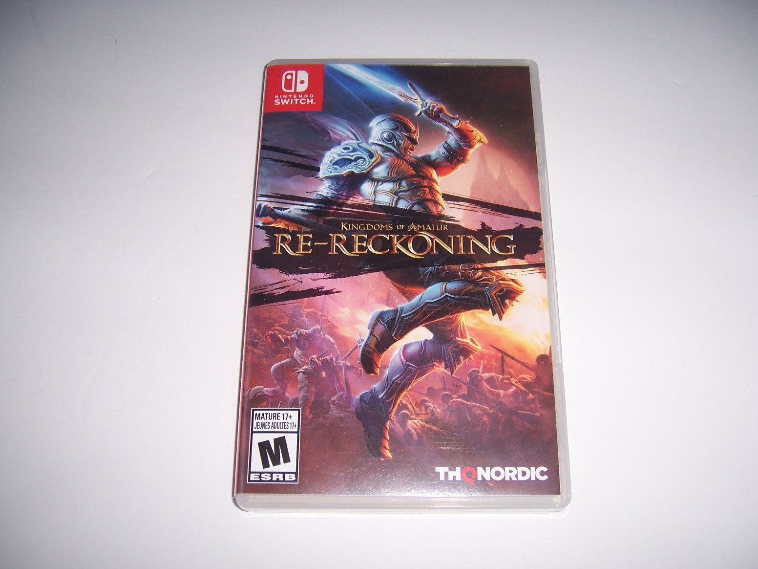 Original Box Case Replacement Nintendo Switch Kingdoms of Amalur Re-Reckoning