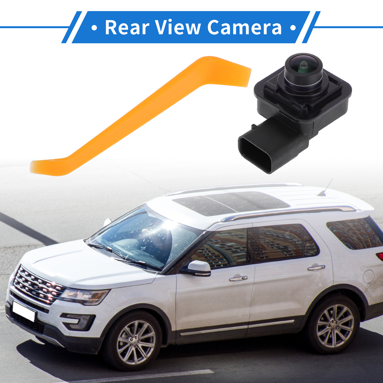 Rear View Camera Backup Reverse Camera 120-180 Degree for Ford Explorer 16-19