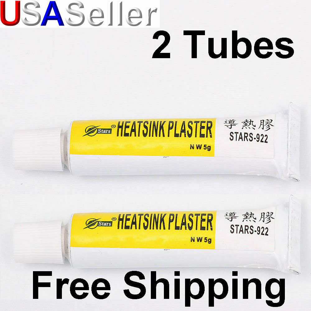 STARS 922 Thermal Grease CPU LED IC Heatsink Glue Plaster Paste Compound 2 tubes
