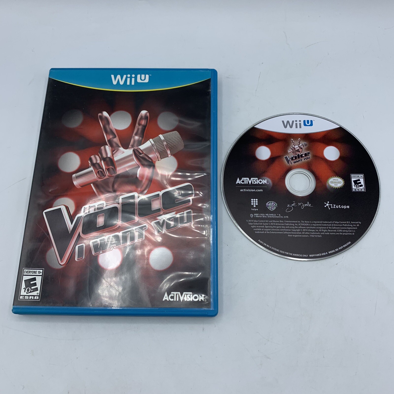 The Voice I Want You (Nintendo Wii U, 2014)  Game Disk & Case Only