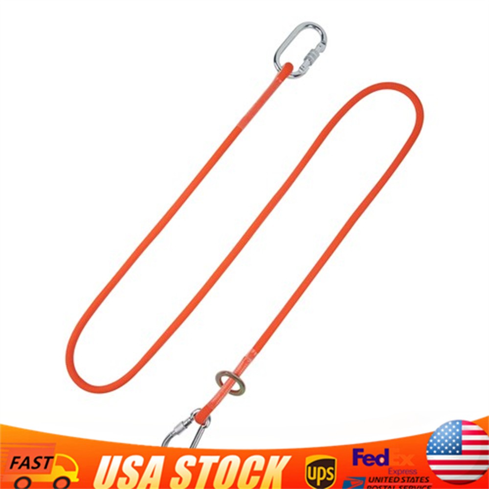 Pro Safety Belt for High-Altitude Work Rope Safety Lanyard for Outdoor Construct