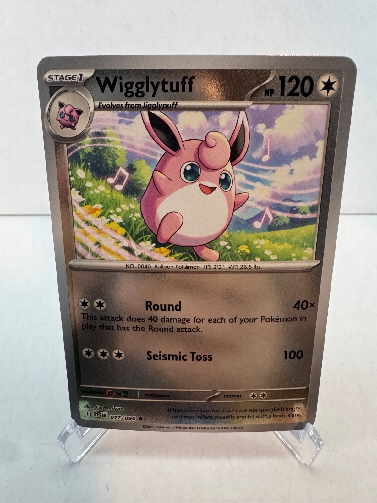 Wigglytuff 77/94 - Reverse Holofoil NM - ME: Phantasmal Flames - Pokémon TCG