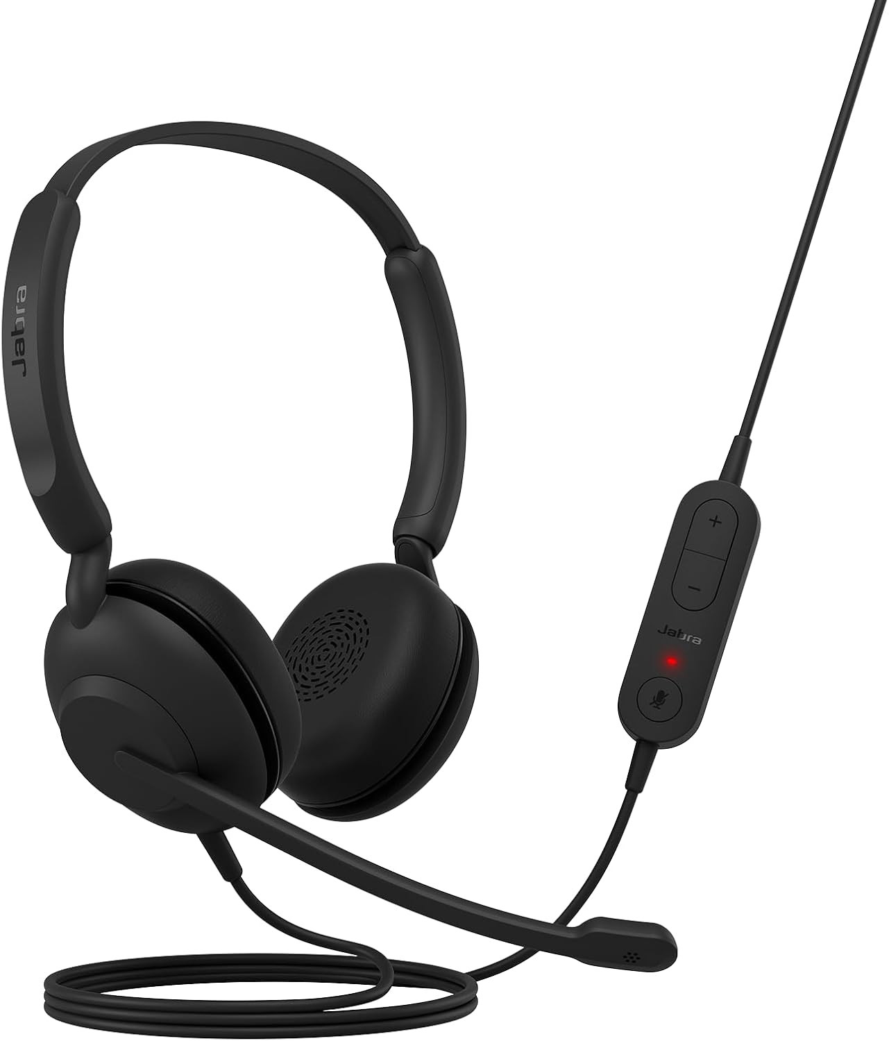Jabra Evolve 10 Wired Headset with Noise-Cancelling Microphone for PC/Laptop Use