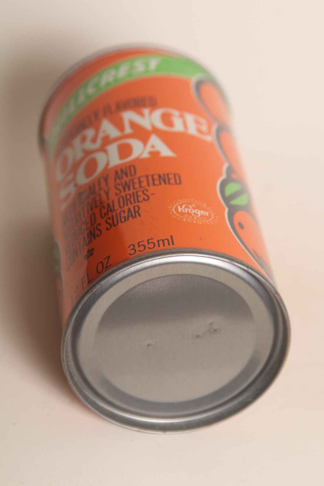 Hillcrest Orange soda can - 12oz