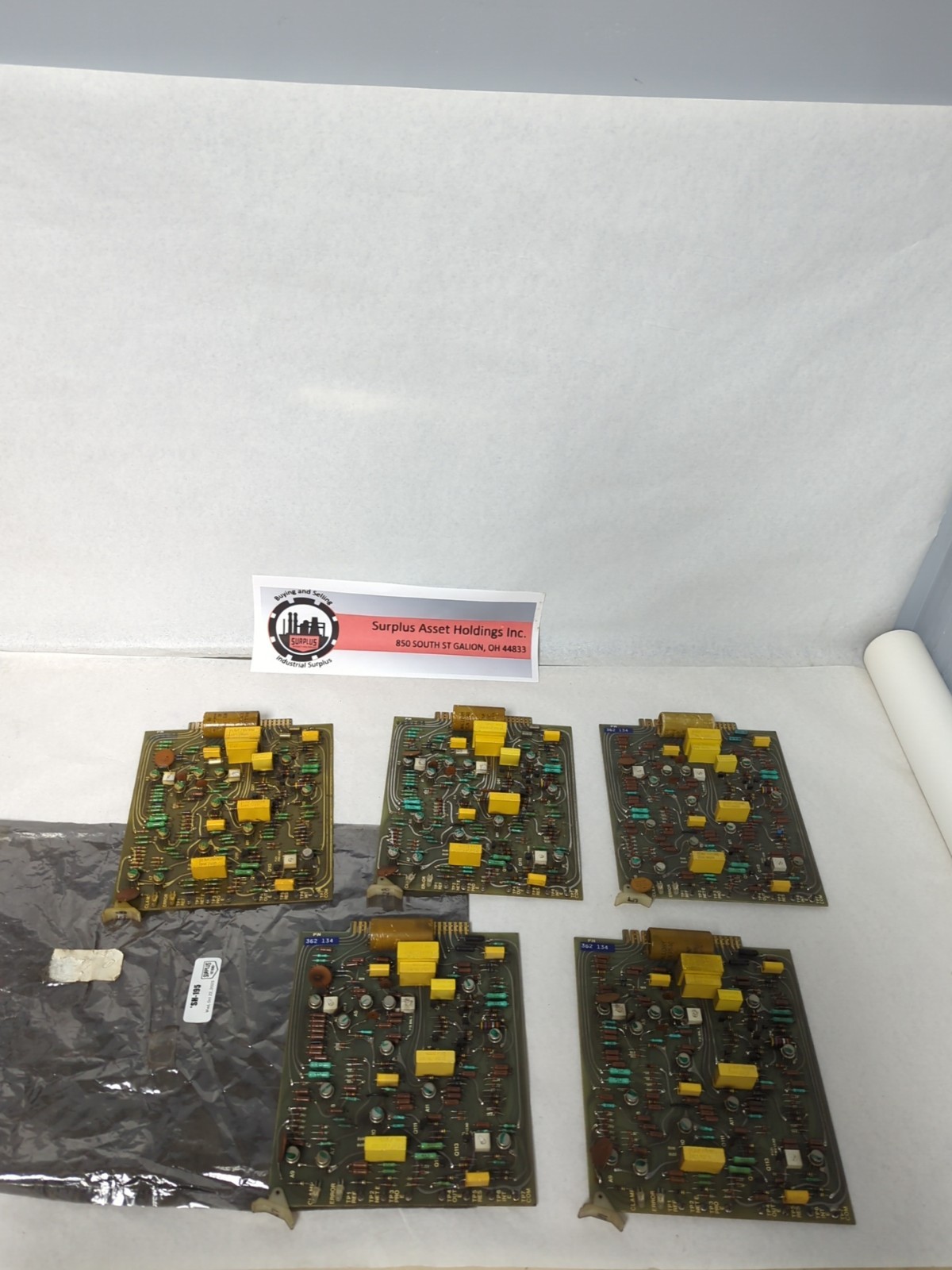 CIRCUIT BOARD,362-134,CIRCUIT BOARD LOT OF 5 PRE-OWNED