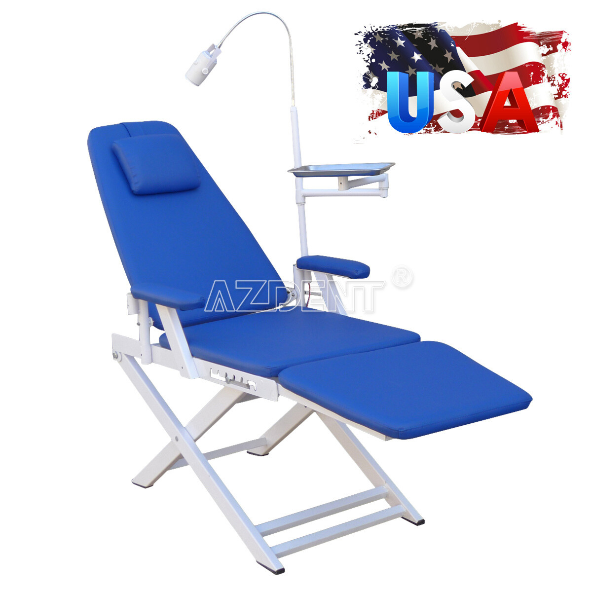Portable Dental Mobile Delivery Unit Suction Rolling Case Compressor/Unit Chair