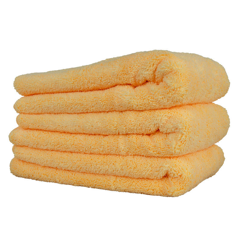 Chemical Guys MIC30503 - Orange Banger Thick Microfiber Towel 16" x 24" (3 Pack)