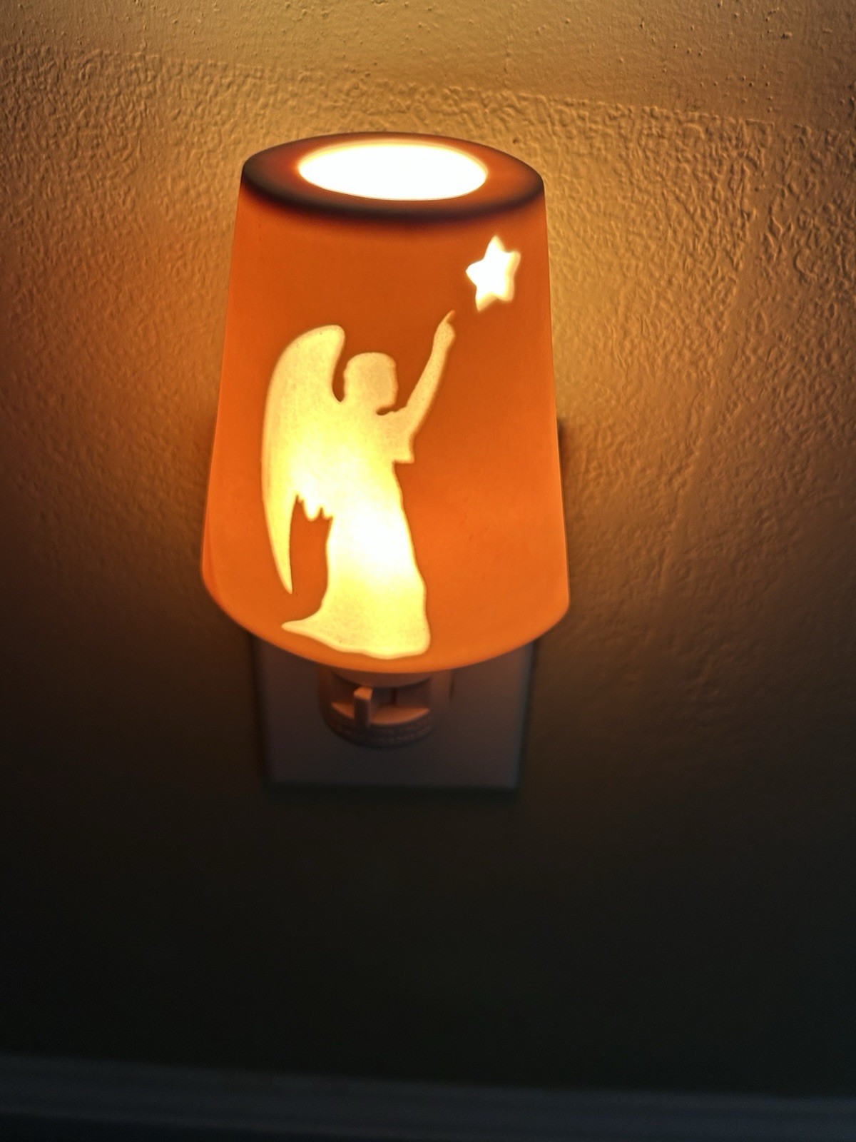 CERAMIC ANGEL NIGHTLIGHT